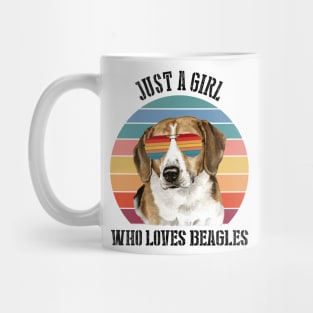 Just a girl Who loves beagles Mug